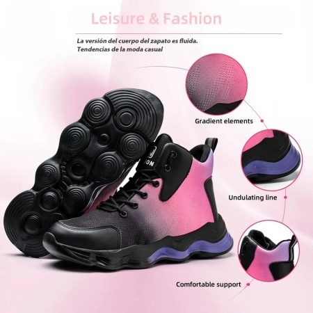 ZAPATILLAS PUNTA DE ACERO PARA DAMA