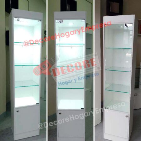 VITRINAS-EXHIBIDORES-VIDRIERAS-MOSTRADORES DE VIDRIO Y MELAMINA