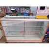 COUNTER CON VITRINA DE VIDRIO-MELAMINA -PUNTO DE PAGO