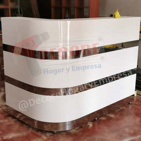 COUNTER DE ATENCIÓN-RECEPCIÓN-MUEBLES DE MELAMINA MEDIANO