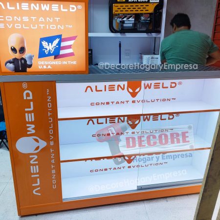 VITRINAS-EXHIBIDORES COUNTER ALIEN WELD