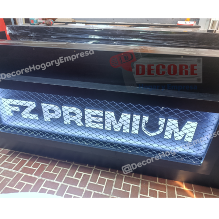 COUNTERS-MOSTRADORES DE MELAMINA CON TABLERO DE GRANITO NEGRO AMBOLUTO-FRITZ SPORT